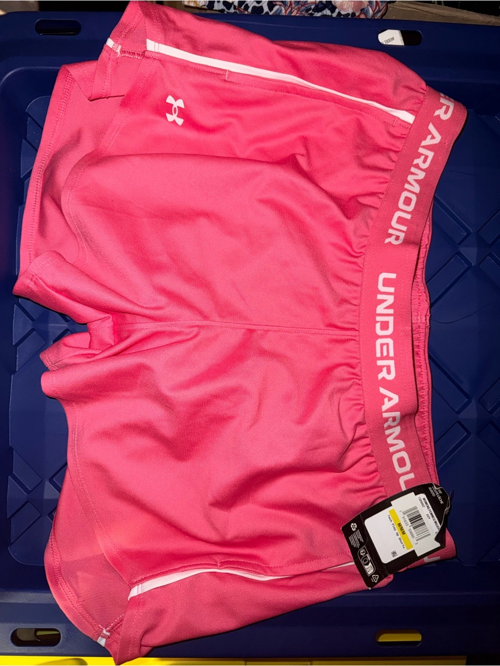 Under Armour Bright Pink Women's Athletic Shorts